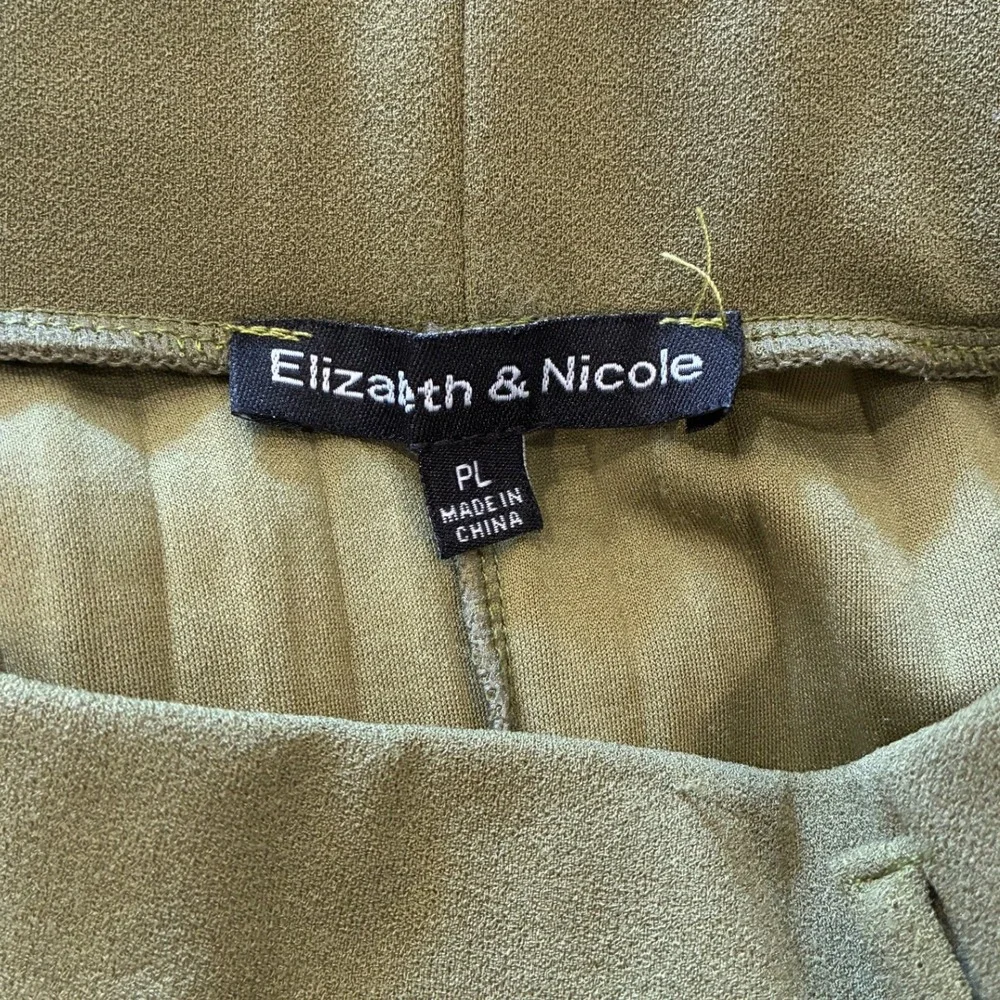 Elizabeth & Nicole Olive Green Pleated Midi Skirt - PL- Classic Academic